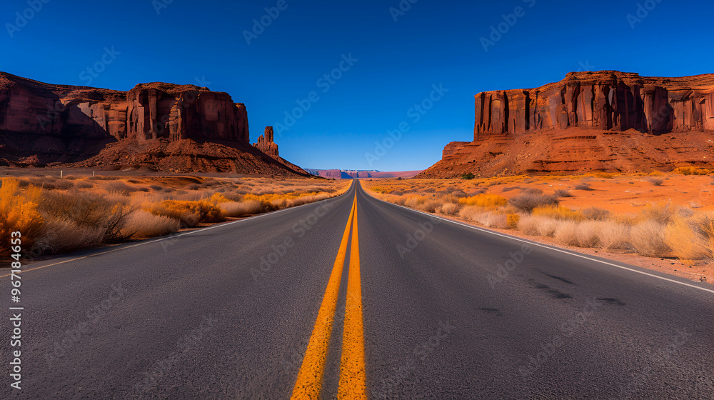 Road Trip Dans Louest Amricain Photo Prise Doubl Road Trip Dans Louest Amricain Photo Prise Doubl