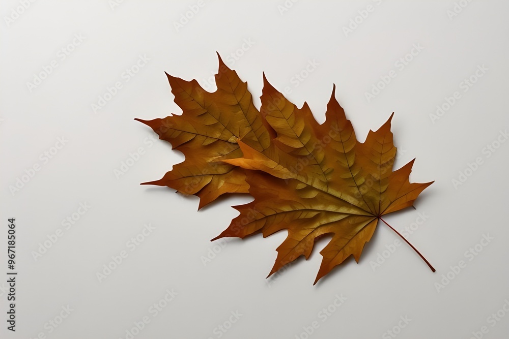 Autumn Vibes: Pile of Dry Leaves Isolated on White Background Autumn Vibes: Pile of Dry Leaves Isolated on White Background