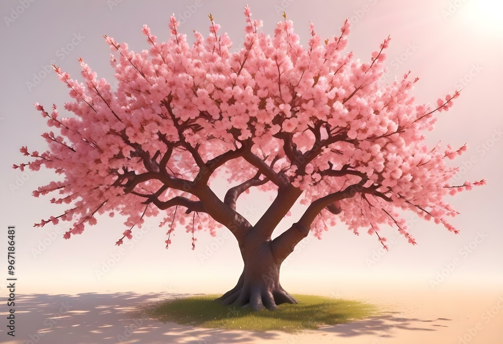 An isolated tree on white and different colour background An isolated tree on white and different colour background