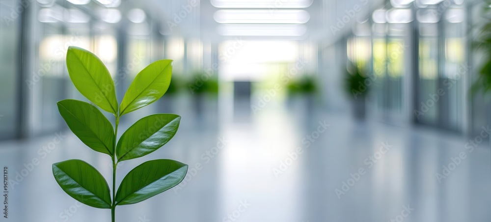 Industrial research facility surrounded by nature, highlighting green innovation in rural settings Industrial research facility surrounded by nature, highlighting green innovation in rural settings
