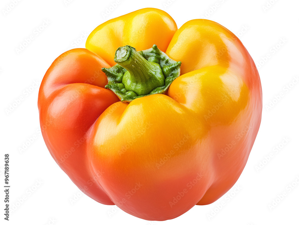 a close up of a bell pepper a close up of a bell pepper