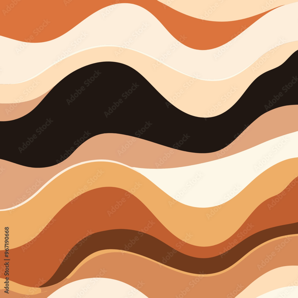 Abstract Earth Tones Wavy Pattern for Modern Design Projects Abstract Earth Tones Wavy Pattern for Modern Design Projects