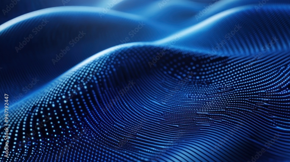 Abstract Blue Wave Pattern Abstract Blue Wave Pattern