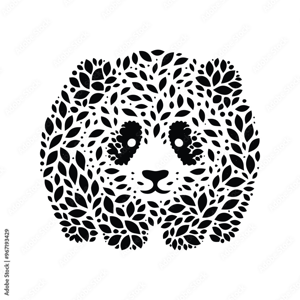 panda made by simple botanical drawing, black and white animal illustration black and white animal illustration panda made by simple botanical drawing, black and white animal illustration black and white animal illustration