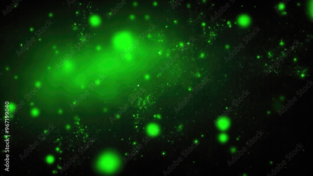 Dark Green Glow Particle Abstract Digital Background Dark Green Glow Particle Abstract Digital Background
