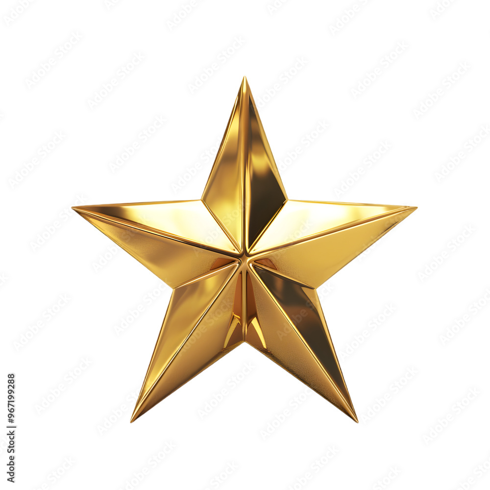 Golden Christmas Star Ornament Golden Christmas Star Ornament