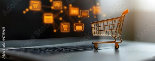 A connected network of small businesses using integrated payment systems for seamless online transactions, small business ecommerce, payment unification