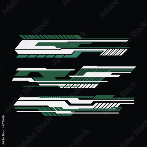 vector decal car livery car body wrapping background
