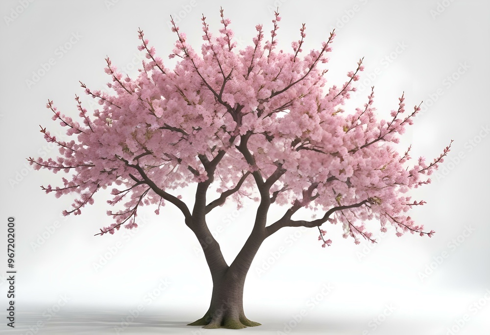 An isolated tree on white and different colour background An isolated tree on white and different colour background