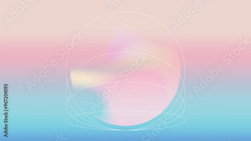 Abstract Vibrant gradient mesh background vector. Saturated Colors blurred fluid texture for Modern template for posters, ads banner, brochures, flyers, covers, websites.