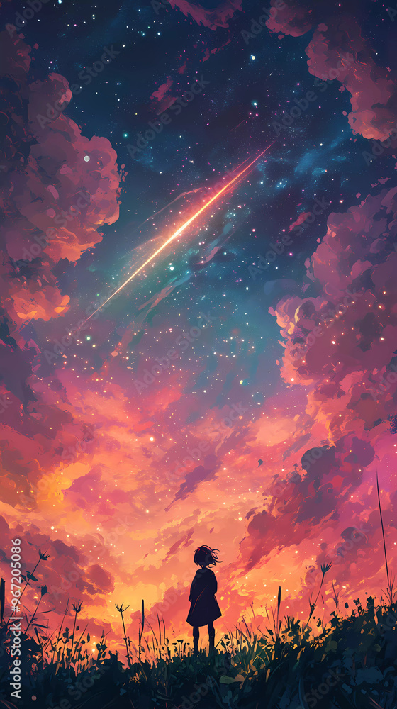 Generative AI Lo-Fi music picture Fantasy Shooting star
Generative AI Lo-Fi music picture Fantasy Shooting star