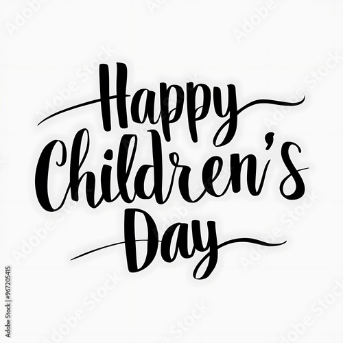 Children’s Day, Poster, Banner, Illustration Art.
 photo