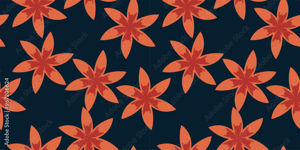 Floral Botanical seamless patern for background, fabric, or wallpaper. Beautiful pattern for fashion. Vector Eps Floral Botanical seamless patern for background, fabric, or wallpaper. Beautiful pattern for fashion. Vector Eps