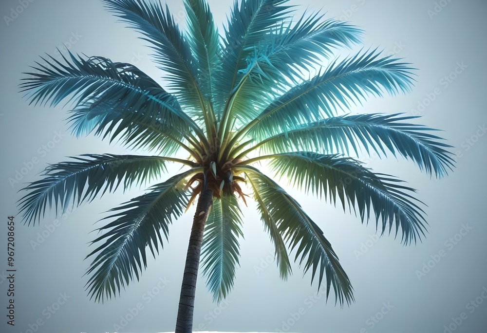 An isolated tree on white and different colour background An isolated tree on white and different colour background
