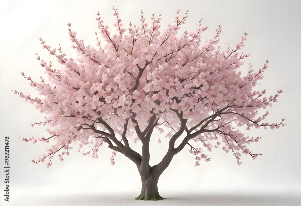An isolated tree on white and different colour background An isolated tree on white and different colour background