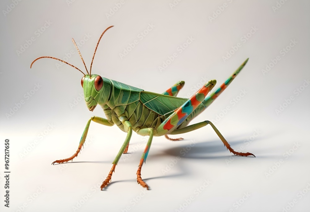Giant Shield mantis closeup with self defense position on white background Shield mantis closeup Giant Shield mantis closeup with self defense position on white background Shield mantis closeup