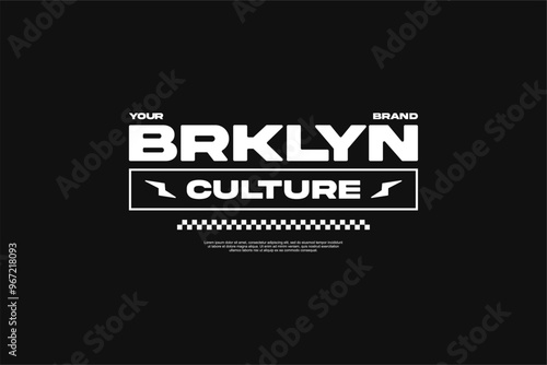 Streetwear modern fashion vector template, suitable for printing	
