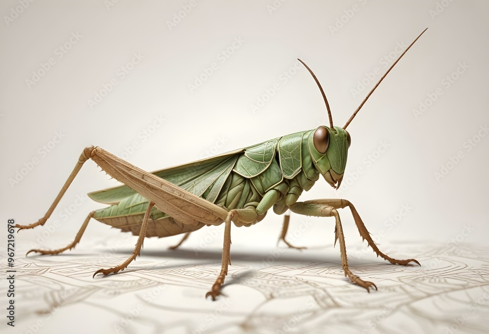 Giant Shield mantis closeup with self defense position on white background Shield mantis closeup Giant Shield mantis closeup with self defense position on white background Shield mantis closeup
