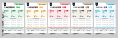 Technical Data Sheet layout template. Product Catalogue & modern Event Schedule conference design template, Minimalist product brochure template, corporate flyer, business flyer, sponsorship Template
