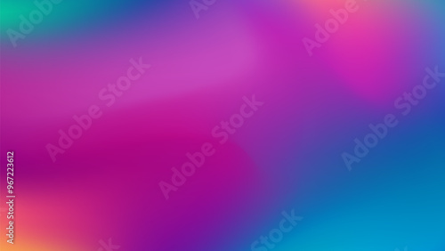 Striking gradient background with a vibrant blend of pink, purple, and turquoise. Perfect for eye catching designs.