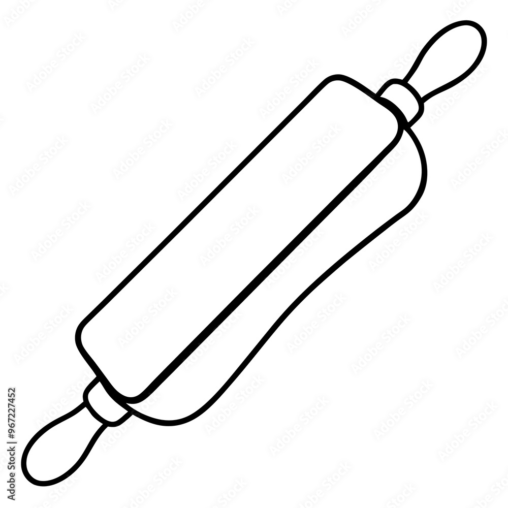 rolling pin control outline coloring book page line art illustration digital drawing rolling pin control outline coloring book page line art illustration digital drawing