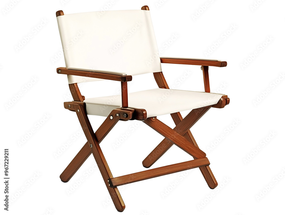a white chair with wooden legs a white chair with wooden legs