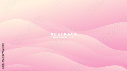 Delicate and feminine abstract background with flowing pink waves, perfect for beauty or fashion designs.