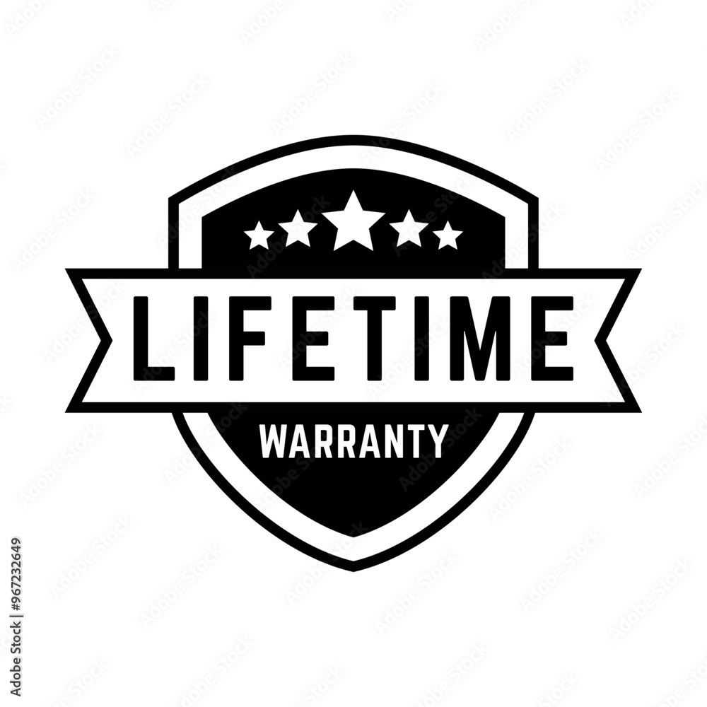 Set of Lifetime Warranty Stamp, Imprint, Seal Template in flat color. Vector Stock Illustration Set of Lifetime Warranty Stamp, Imprint, Seal Template in flat color. Vector Stock Illustration