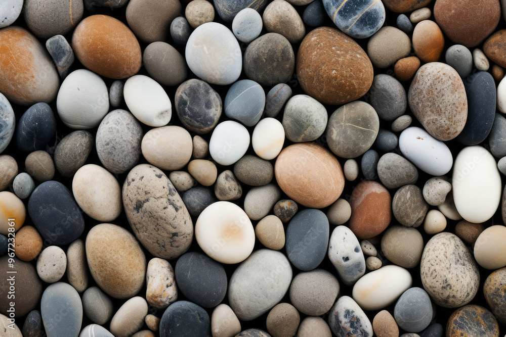 Processed collage of sea shore pebbles texture. Background for banner, backdrop or texture Processed collage of sea shore pebbles texture. Background for banner, backdrop or texture