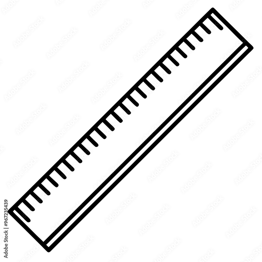 ruler outline coloring book page line art illustration digital drawing ruler outline coloring book page line art illustration digital drawing