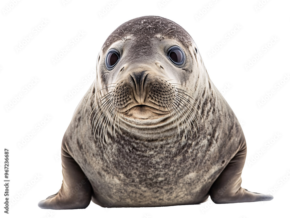 a seal with a white background a seal with a white background