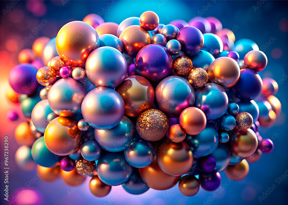 3d spheres cluster with abstract background. Seamless texture of natural stone with intricate patterns high details. 3d spheres cluster with abstract background. Seamless texture of natural stone with intricate patterns high details.