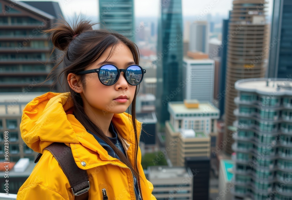 portrait of a woman in sunglasses portrait of a woman in sunglasses
