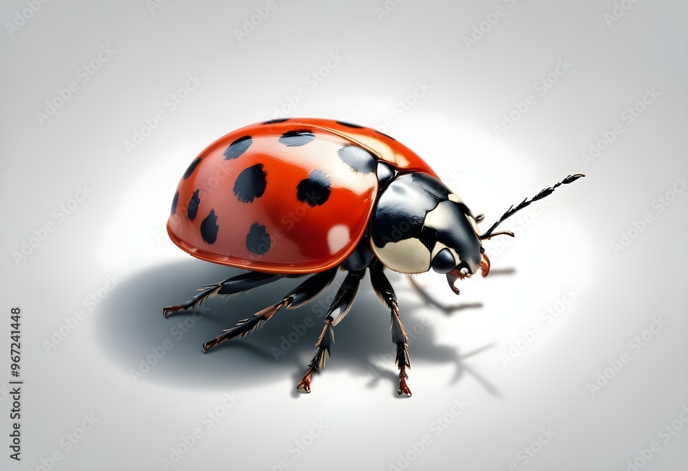 Ladybugs with red and black spots Ladybugs with red and black spots