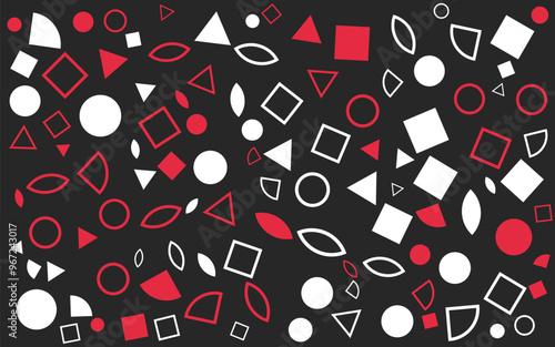 Boxing Day memphis pattern Abstract background