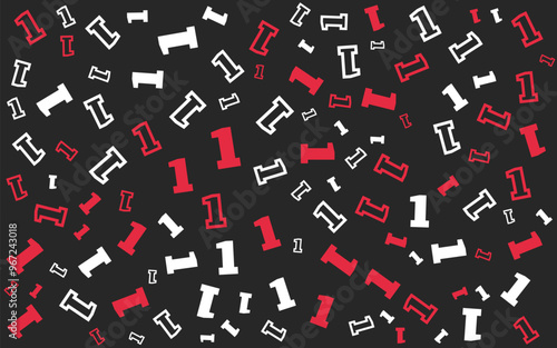 Boxing Day memphis pattern Abstract background