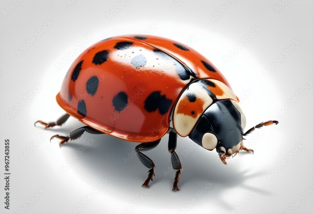 Ladybugs with red and black spots Ladybugs with red and black spots