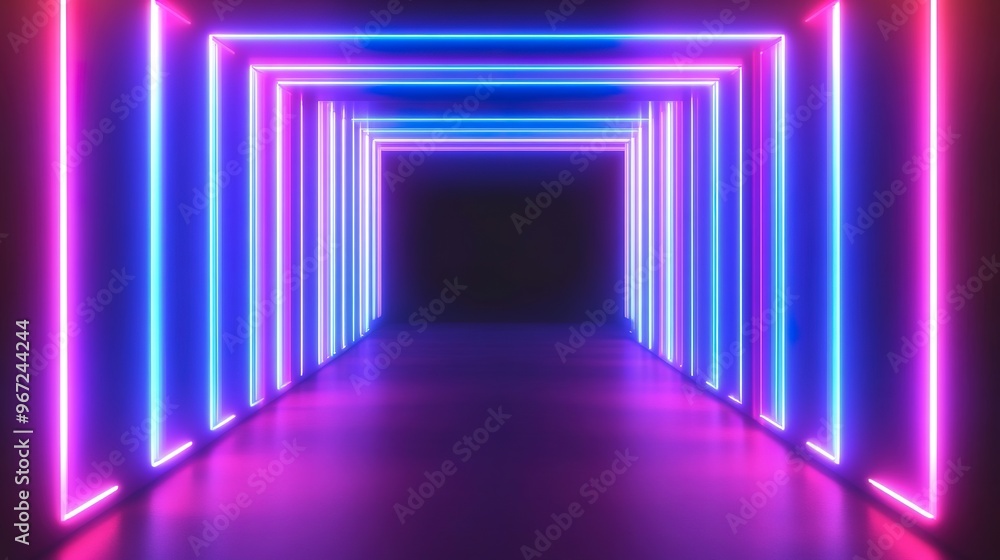 A vibrant neon light background featuring glowing, colorful lines and shapes against a dark backdrop. The dynamic, futuristic design with bright neon hues creates a captivating A vibrant neon light background featuring glowing, colorful lines and shapes against a dark backdrop. The dynamic, futuristic design with bright neon hues creates a captivating