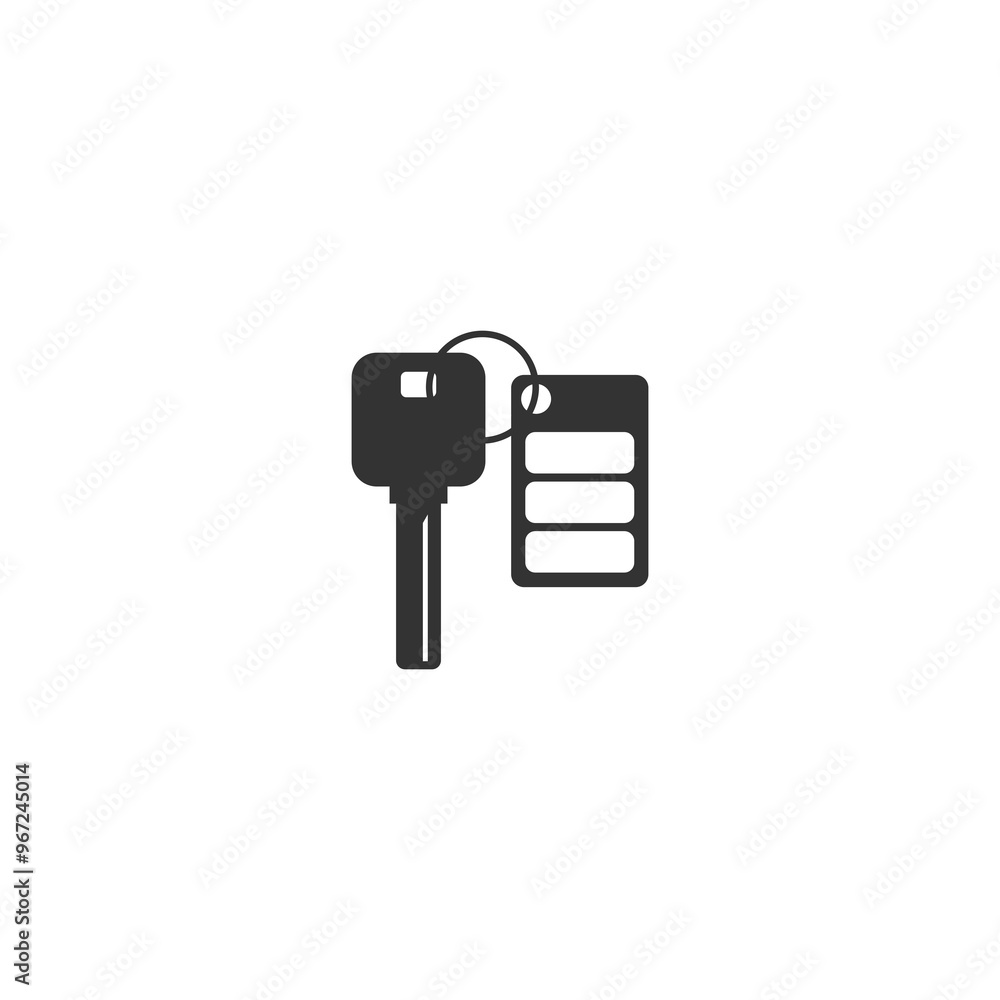 Car key sign icon isolated on transparent background Car key sign icon isolated on transparent background