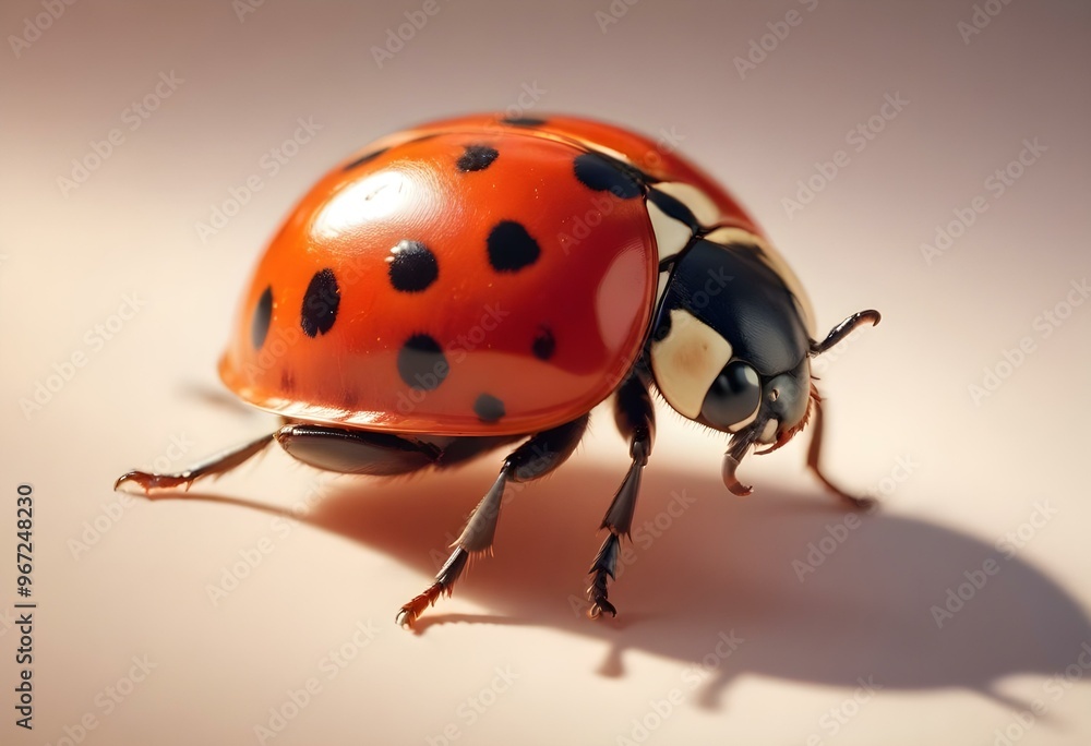 Ladybugs with red and black spots Ladybugs with red and black spots