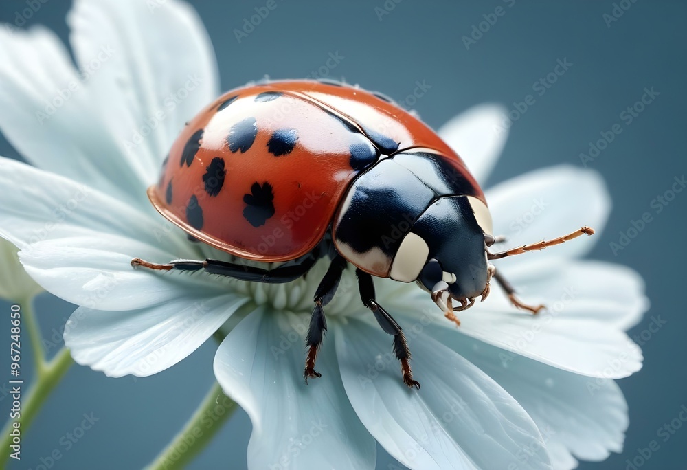 Ladybugs with red and black spots Ladybugs with red and black spots