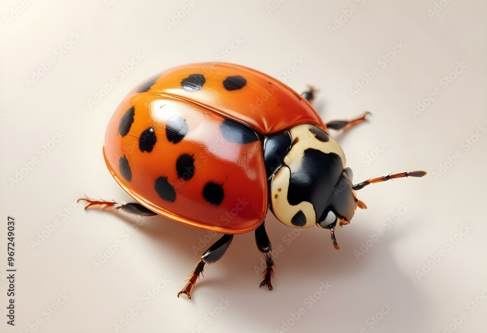 Ladybugs with red and black spots Ladybugs with red and black spots