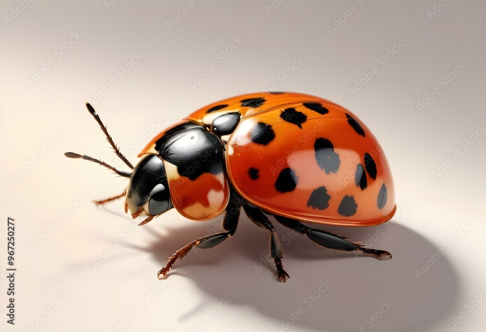 Ladybugs with red and black spots Ladybugs with red and black spots
