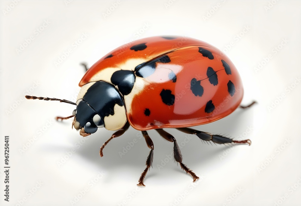 Ladybugs with red and black spots Ladybugs with red and black spots