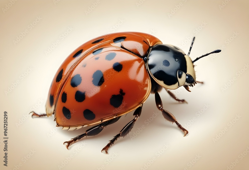 Ladybugs with red and black spots Ladybugs with red and black spots