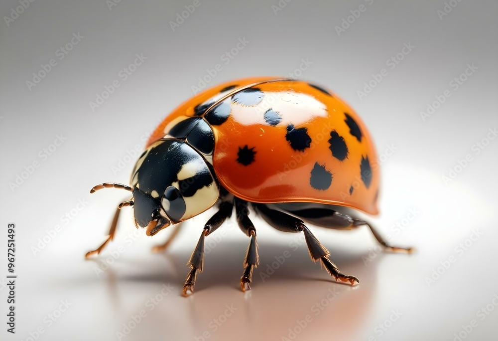 Ladybugs with red and black spots Ladybugs with red and black spots