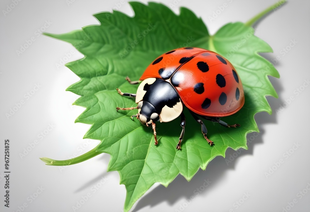 Ladybugs with red and black spots Ladybugs with red and black spots