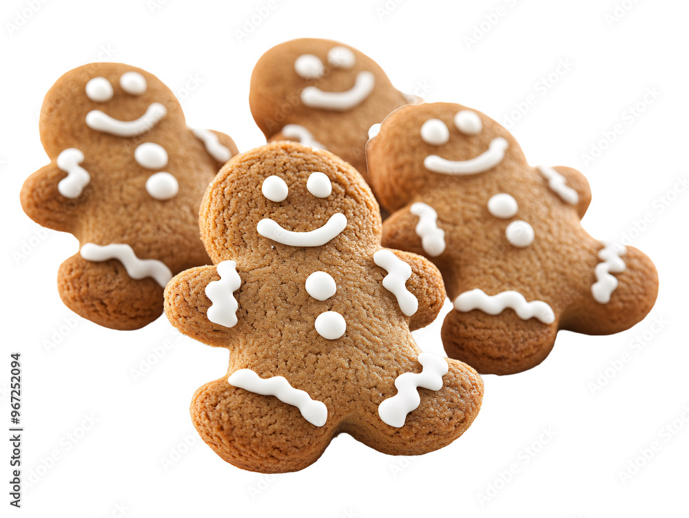 a group of gingerbread men a group of gingerbread men