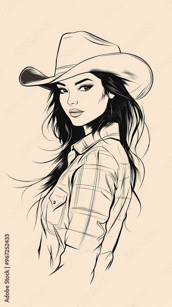 background image of a cowboy woman, western illustration style, western. background image of a cowboy woman, western illustration style, western.