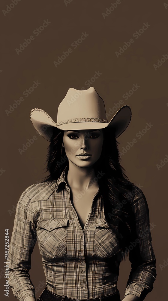 background image of a cowboy woman, western illustration style, western. background image of a cowboy woman, western illustration style, western.